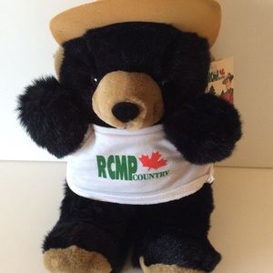 Royal Canadian Mounted Police  Black Bear Plush